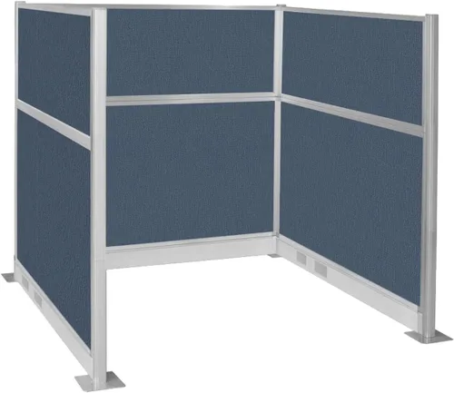 Vista 20 de Versare Cubículo eléctrico de panel silencioso preconfigurado Paredes divisoras de estación de trabajo Paneles de privacidad para cubículos Gris