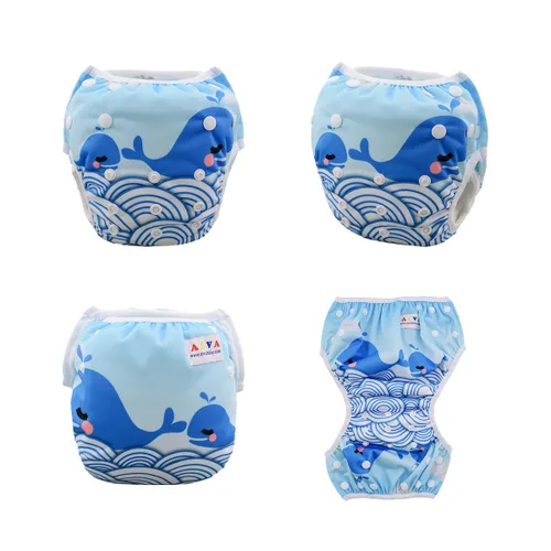 Vista 112 de ALVABABY - Pañales de natación (2 unidades, reutilizables)