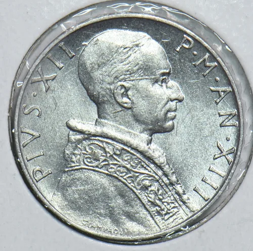 Vista 2 de Collectible Coin Vatican 1951 5 Lire 198611