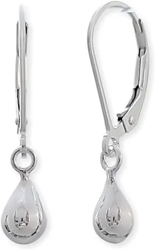 Vista 9 de Sterling Silver Teardrop Earrings Small Everyday Earrings for Women and Girls