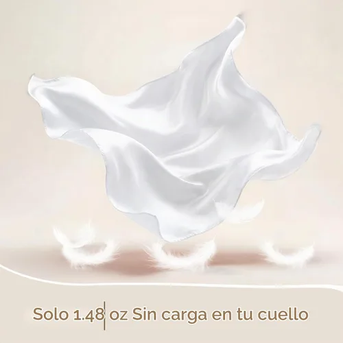 Vista 4 de American Trends Bufanda de seda para mujer, bufandas de satén para la cabeza, bufanda cuadrada para el cuello, bufanda ligera de seda como bandana
