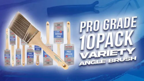 Vista 8 de Paquete de 10 pinceles de pintura de alta calidad para pared o decoración de casa, ideal para pintores profesionales y propietarios de viviendas