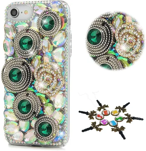 Vista 5 de Bling Case Compatible Huawei Mate SE/Honor 7 - Elegante - 3D Handmade Design Bling Cover Case for Huawei Mate SE/Honor 7X