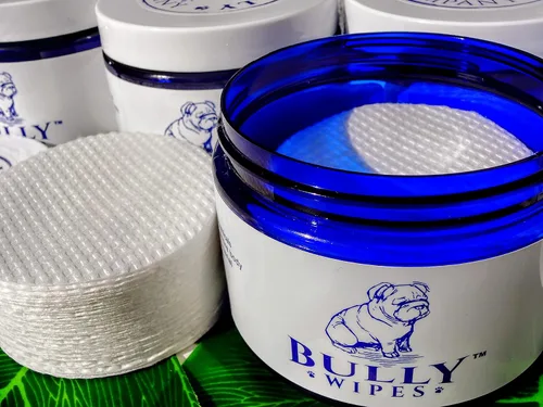 Vista 6 de Bully Wipes – Toallitas antiarrugas Bulldog específicamente para razas de bulldog, fórmula orgánica natural, aroma botánico refrescante, elimina