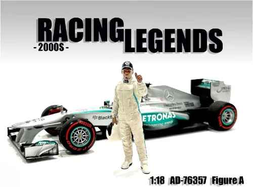 Vista 2 de American Diorama Figura A de Racing Legends 2000 para modelos a escala 1/18