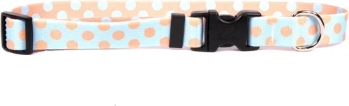 Vista 8 de Collar de diseño amarillo estándar para perro, pequeño, s, Marrón Lunares de Navidad