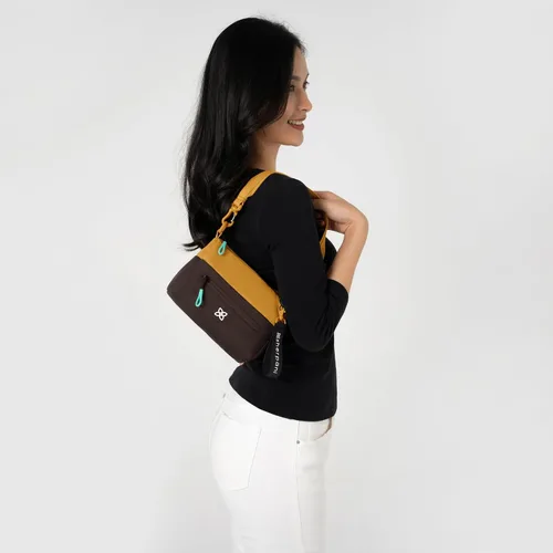 Vista 34 de Sherpani Skye - Bolso cruzado pequeño, de nailon, ligero, para mujer, con protección RFID