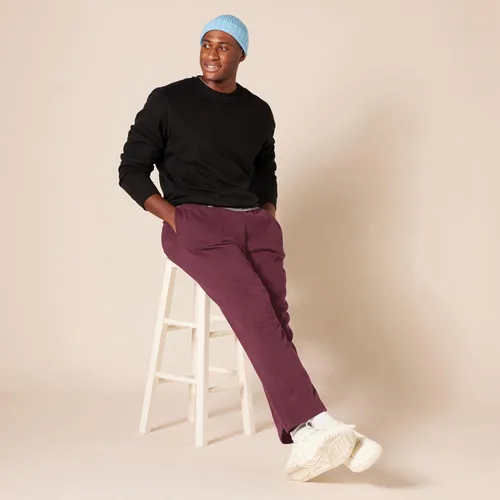 Vista 8 de Tienda Essentials - Pantalón deportivo de vellón con parte inferior abierta para hombre (disponible en tallas grandes y altas)