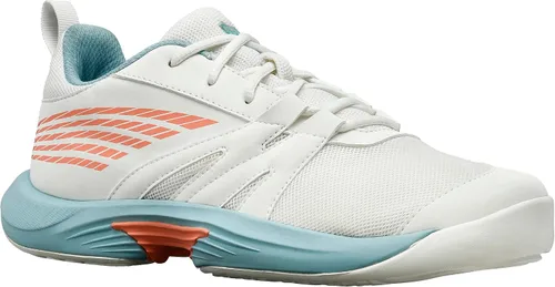 Vista 10 de K-Swiss Tenis Speed Trac para niños Blanc De Blanc/Ópalo Azul/Lollipop