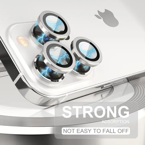 Vista 34 de Choiche Compatible para iPhone 16 Pro/iPhone 16 Pro Max Protector de Lente de Cámara, Vidrio Templado 9H Protector de Pantalla de Cubierta de Cámara