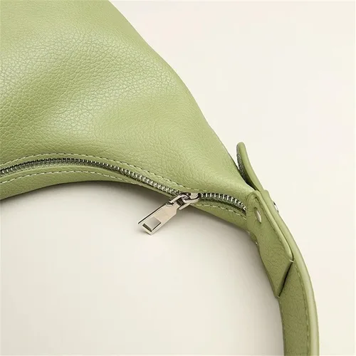 Vista 5 de Bolso de mano para mujer, Y2k, bolso de mano para las axilas, bolsa de media luna, bolso de hombro Hobo de cuero vegano, lindo monedero, cartera