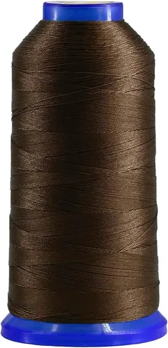 Vista 20 de Selric [1200 yardas/26 colores disponibles] Tex 135 Hilo de nailon unido para costura de cuero 420D/3 T135#138 Hilo de tapicería resistente