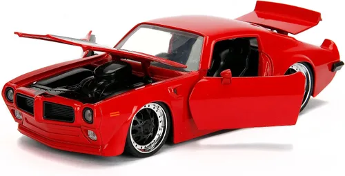 Vista 6 de Jada Big Time Muscle 1:24 1972 Pontiac Firebird - Coche fundido a presión, juguetes para niños y adultos