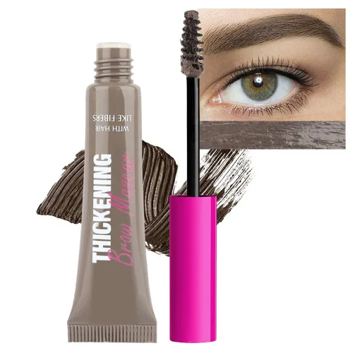 Vista 11 de Máscara de Cejas con Tinte Espesante, Esculpe Rápido las Cejas, Impermeable, A Prueba de Transferencia, Cepillo para Rellenar las Cejas y Cubrir