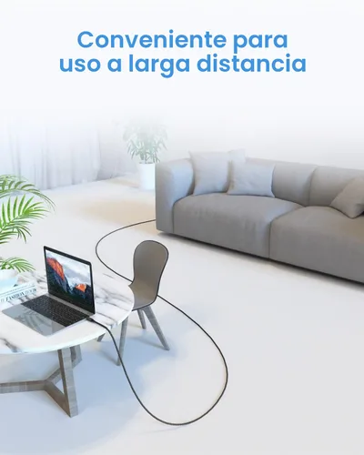 Vista 8 de etguuds Cable largo USB C a USB C de 10 pies, cable de carga rápida de 60 W Negro