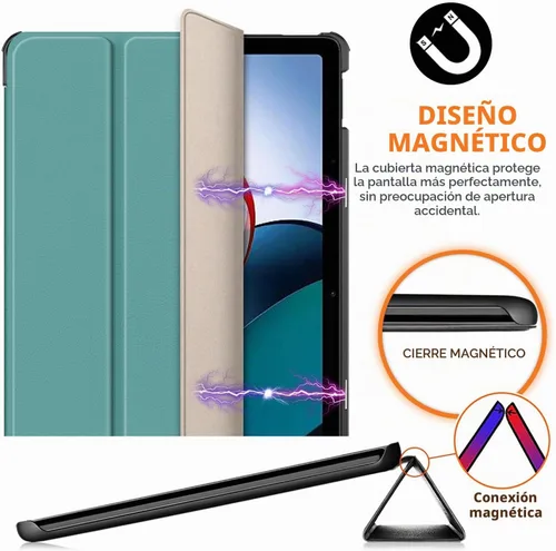 Vista 3 de Funda para Xiaomi Redmi Pad SE de 11 pulgadas, carcasa rígida con soporte delgado y parte trasera protectora inteligente para Redmi Pad SE 11 2023