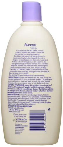 Vista 2 de Aveeno Baby Calming Comfort Bath - 18 oz - Paquete de 2