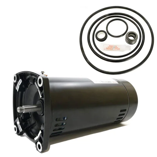 Vista 3 de Puri Tech Kit de motor de repuesto para Sta-Rite Dyna-Glas 1HP MPRA6E147L AO Smith USQ1102 con GO-KIT-47