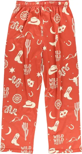 Vista 2 de Lazy One Pantalones de pijama para hombre, pantalones separados para hombre, pantalones de descanso, divertidos