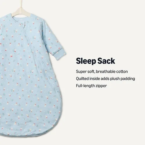 Vista 2 de Tienda Essentials x Sofia Grainge - Saco de dormir unisex de algodón de manga larga, 2.5 TOG
