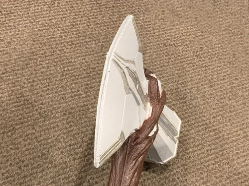 Vista 4 de Otakumod - Réplica realista de hacha – Hacha de espuma para disfraces, Halloween, fiestas y convenciones – Hacha de cosplay para coleccionistas