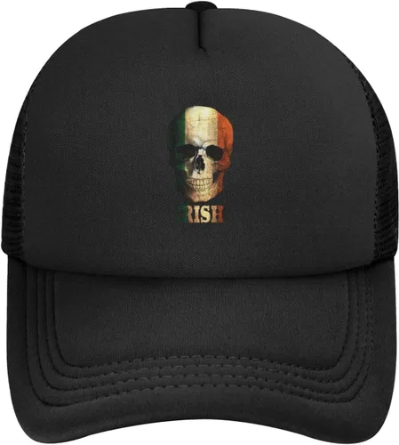 Vista 2 de Gorra de béisbol de malla para adultos con alas bandera de Cuba, sombreros ajustables personalizados para hombres y mujeres