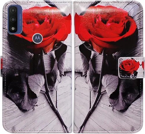 Vista 17 de Bcov Funda de piel con tapa para teléfono Motorola Moto G Pure/Power 2022 - Patrón de pájaro negro, ranura para tarjetas, bloqueo magnético, función