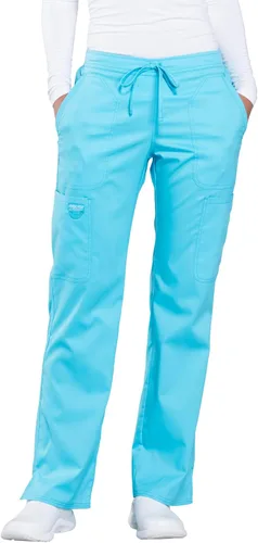 Vista 15 de Cherokee - Pantalones quirúrgicos elásticos Workwear Revolution WW120 para mujer, suaves y con cordón ajustable Negro