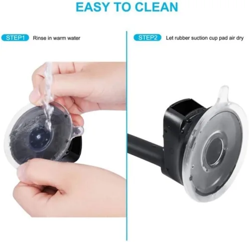 Vista 5 de Soporte magnético para automóvil para teléfonos Pixel 7/Pro/6a/6/Pro - Soporte para parabrisas de salpicadero de cuello de cisne fuerte agarre B6D
