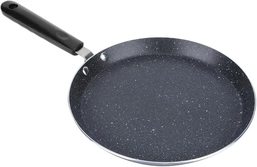 Vista 8 de Yosoo Sartén antiadherente, utensilios de cocina de aleación de aluminio de calentamiento rápido con mango a prueba de calor para desayuno