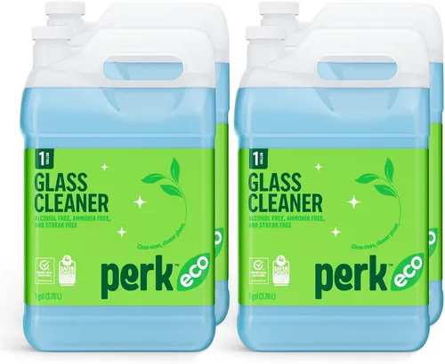 Vista 9 de Sustainable Earth 807729 Recambio de limpiador de vidrio listo para usar 1 galón (Seb611001-A) Streak-free glass and surface cleaning for offices