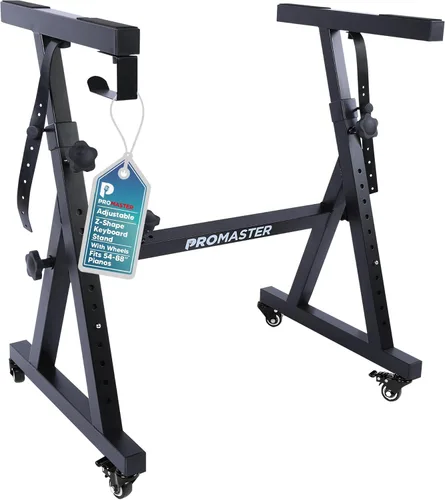 Vista 8 de The Promaster - Soporte de micrófono de base redonda, portátil y ajustable con compatibilidad universal, soporte de metal para micrófono de calidad