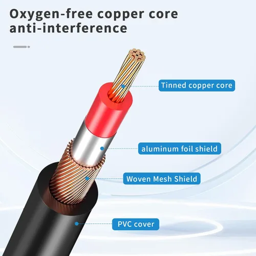 Vista 4 de Paquete de 2 cables adaptadores XLR profesionales de 3 pines macho a DMX de 5 pines hembra de 12 pulgadas para control de iluminación, micrófonos
