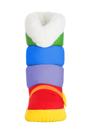 Vista 4 de Botas de disfraz Rainbow Brite para mujer Multicolor