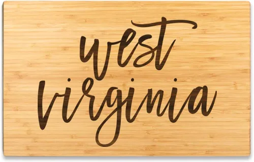 Vista 40 de Andaz Press Alabama State - Tabla de cortar de madera de bambú, 17.75 x 11 pulgadas, caligrafía, paquete de 1, tabla de cortar grande grabada