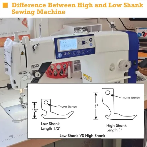 Vista 7 de 4 piezas diferentes prensatelas de cremallera P36L P36N P363 S518N compatibles con JUKI Brother Singer Consew típicas máquinas de coser industriales