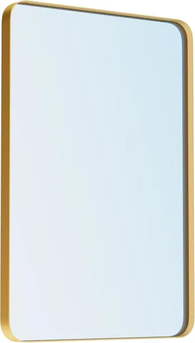 Vista 10 de VocalStar - Espejo de baño con marco de metal negro para pared, espejo de tocador de baño redondo rectangular mate de 16 x 24 pulgadas con marco