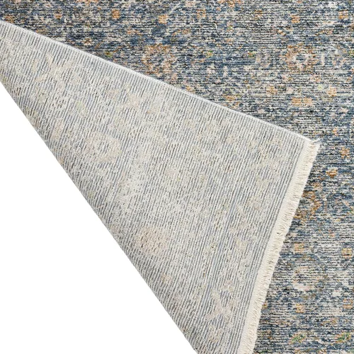 Vista 7 de Dalyn Rugs Yarra YA6 - Alfombra rectangular suave azul de 1 pies 8 pulgadas x 2 pies 6 pulgadas, fácil de limpiar, no se desprende, para dormitorio