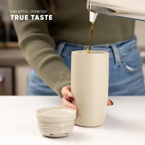 Vista 6 de Simple Modern Halloween Signature Voyager Vaso térmico de café de viaje de 16 onzas con tapa de 360° Regalos para mujeres y hombres Taza