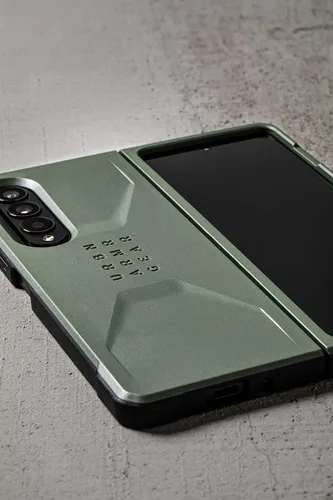 Vista 9 de URBAN ARMOR GEAR UAG - Funda protectora para Samsung Galaxy Z Fold3 5G (2021), diseño civil, elegante, ultrafina, absorbente de golpes, color negro