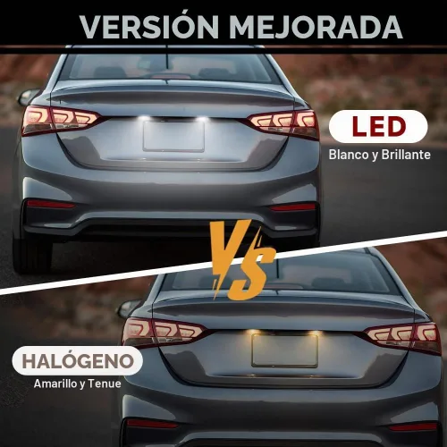 Vista 6 de Luces LED de matrícula para Hyun'dai Elan'tra Accent 2011-2018