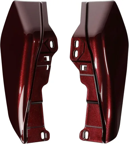 Vista 10 de HR3 Auburn Sunglo & Black Hole con escudo térmico de aire con marco medio deflectores compatibles con 2019 CVO Limited FLHTKSE Adecuado para Harley