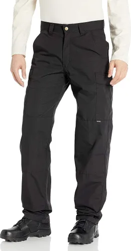 Vista 3 de Tru-Spec Pantalones de bolsillo de carga Simply Tactical para hombre de la serie 24-7, poliéster y algodón Rip-Stop