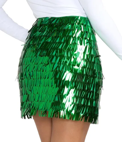 Vista 2 de Tipsy Elves Faldas de lentejuelas Minifalda de lentejuelas brillantes para eventos y fiestas de vacaciones