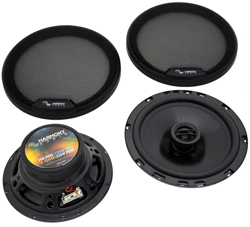 Vista 6 de Harmony Audio HA-R5 Compatible con Hardbody Truck 95-97 5.25" Altavoces de repuesto de 225 W, altavoces HA-R65 de 6.5 pulgadas de 300 W, HA-A400.4