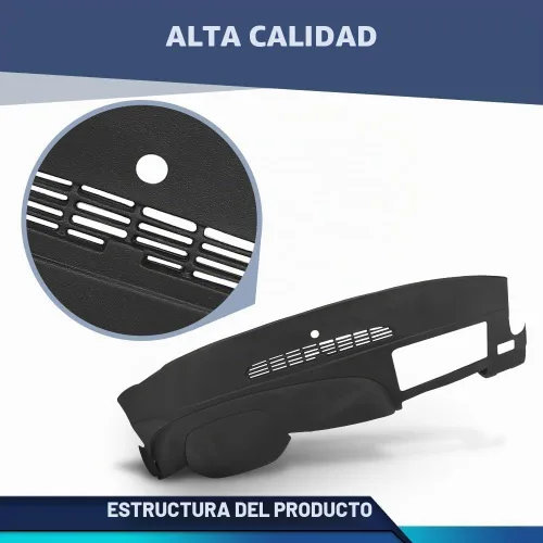 Vista 5 de PIT66 Cubierta para salpicadero, compatible con Chevy Silverado (LS, LT o camión de trabajo solamente), compatible con GMC Sierra 2007-2013