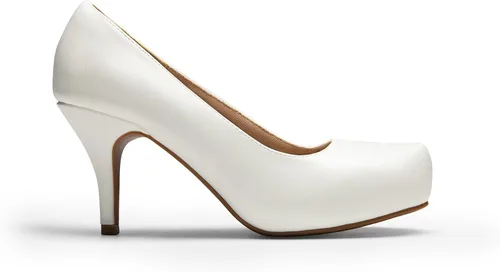 Vista 2 de DREAM PAIRS - Zapatos Tiffany de tacón clásicos, elegantes y versátiles con tacón de aguja bajo y plataforma, zapatos de vestir para mujer