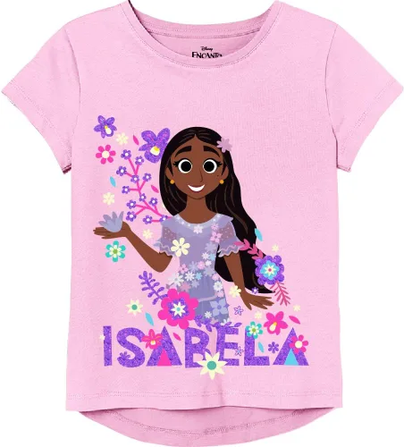 Vista 3 de Disney Camiseta Encanto Sisters Mirabel, Isabela, Luisa para niñas Negro