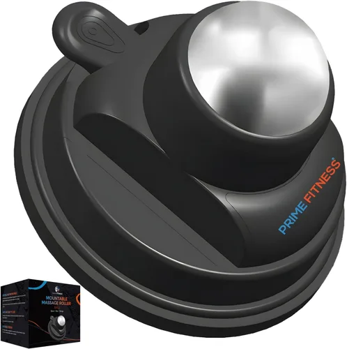 Vista 8 de PRIME Fitness Bola de masaje montada en la pared Terapia de frío Masajeador de espalda Cryo Stick Alivia el dolor muscular (masajeador 360)