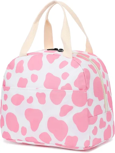 Vista 28 de Lonchera aislada con aguacate para mujeres y niñas, lonchera reutilizable, bolsa de picnic para adultos, niños, escuela, trabajo, viajes